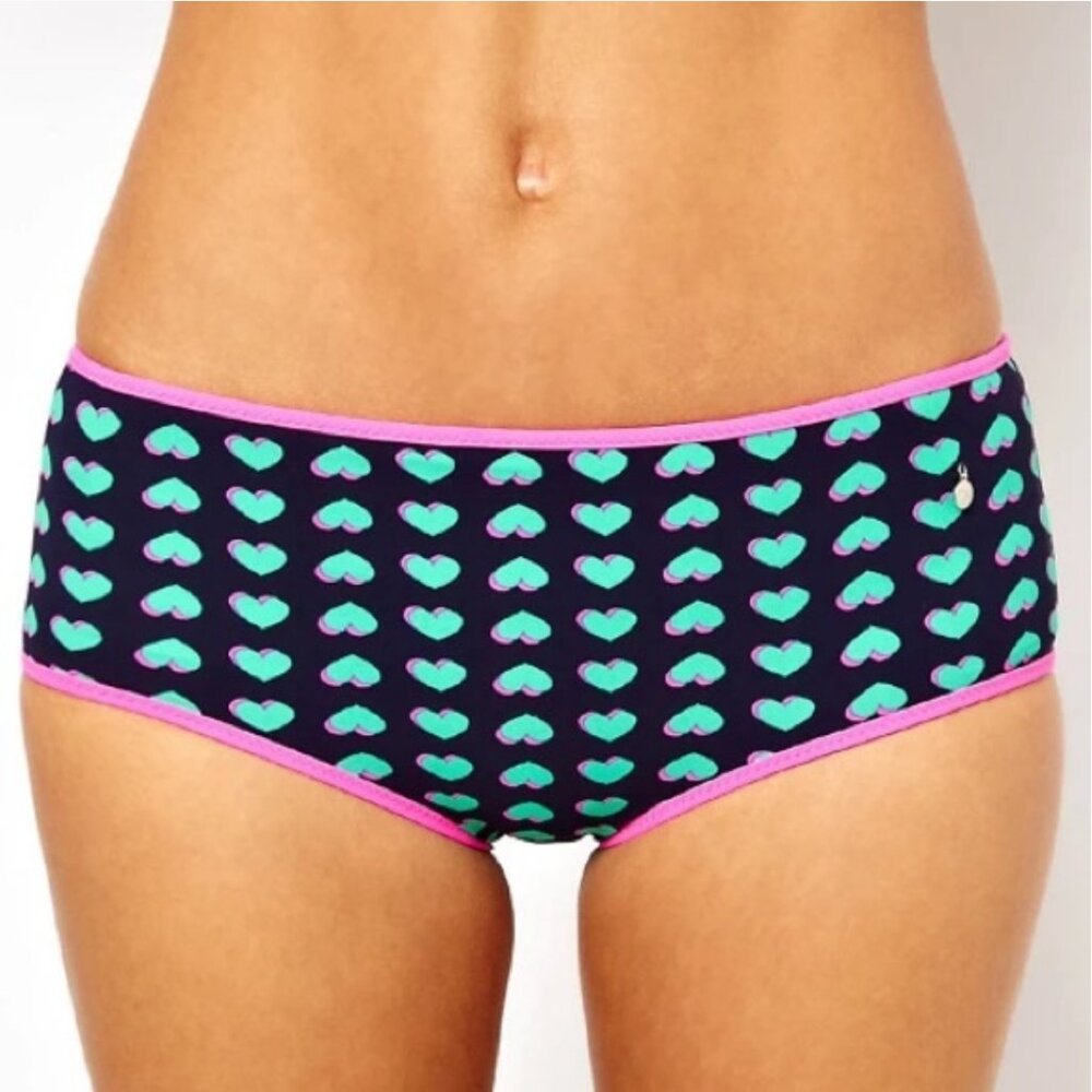 Marc By Marc Jacobs Reversible Heart Bikini Bottoms